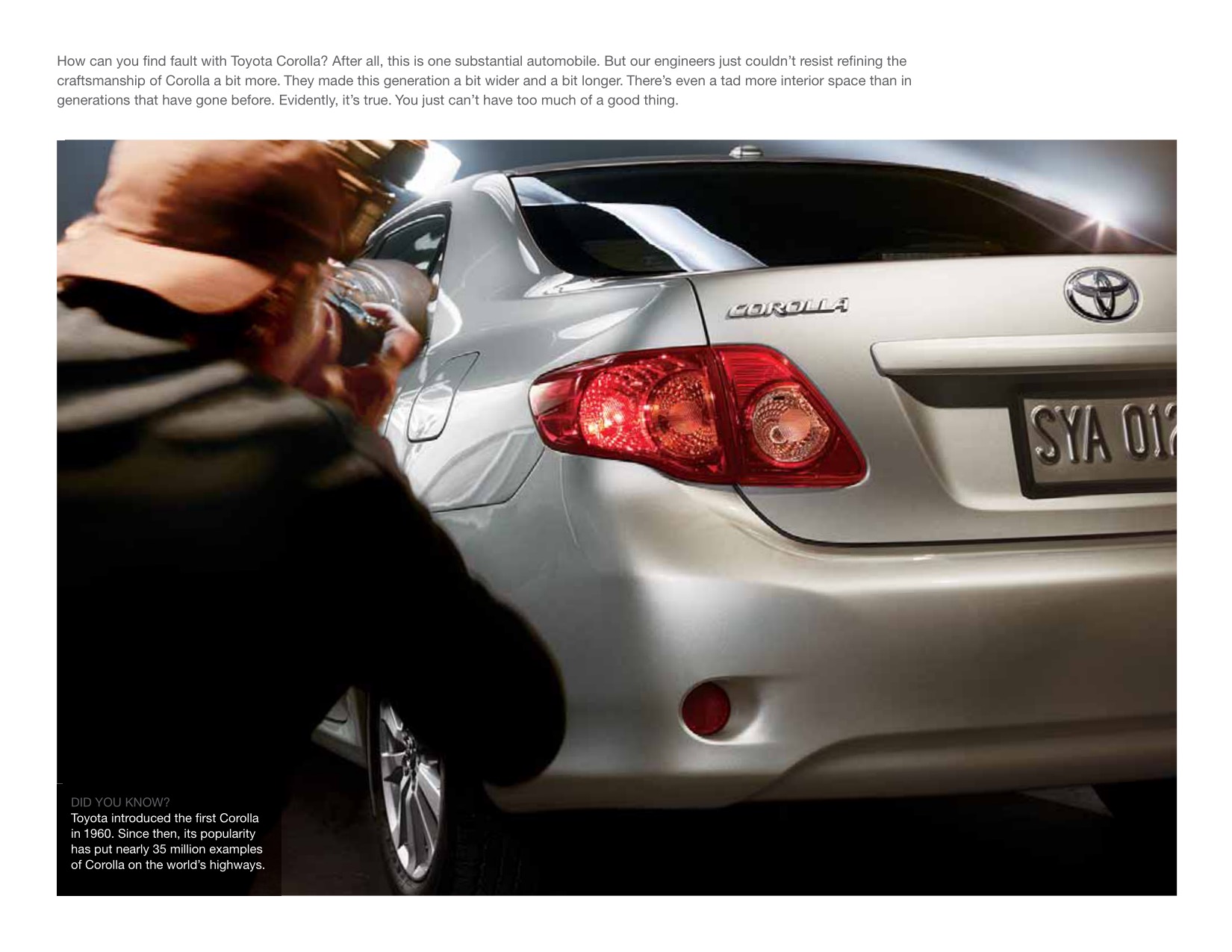2010 Toyota Corolla Brochure Page 3